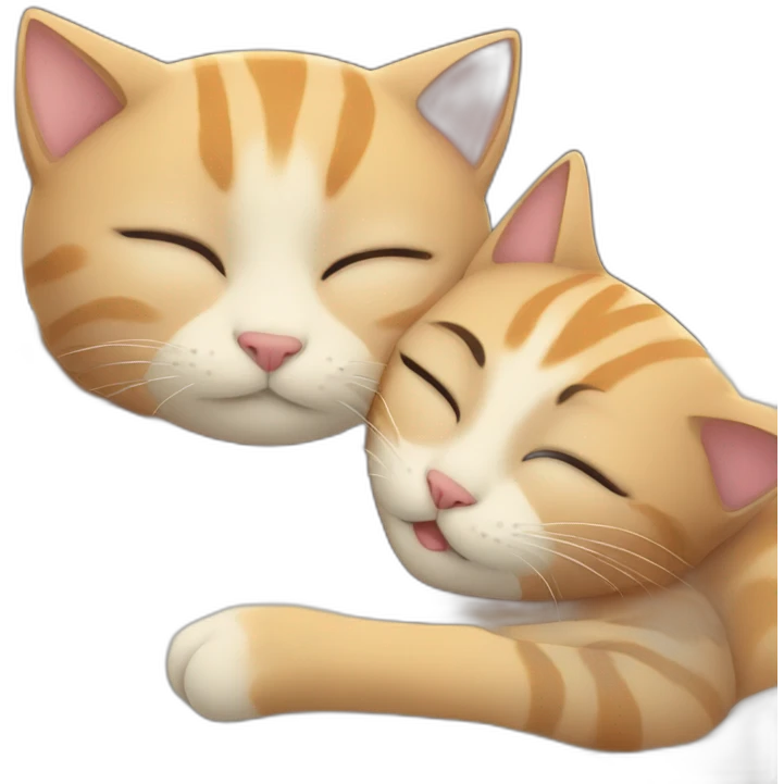 cat cuddle emoji