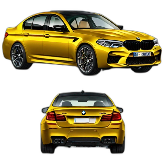bmw M5 sedan emoji