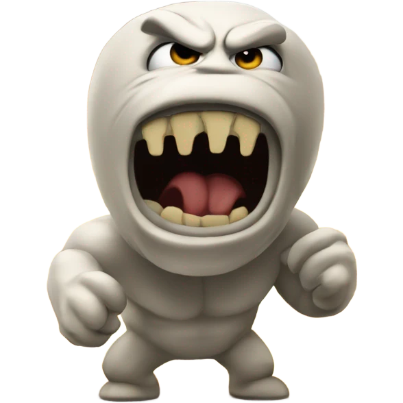 Big rampaging a city  emoji