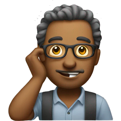 genius architect building a website emoji