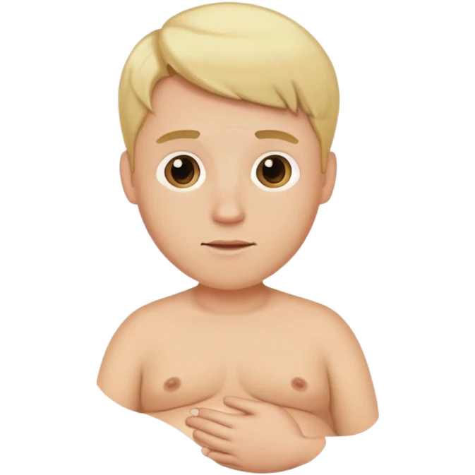 Uomo biondo incinto emoji