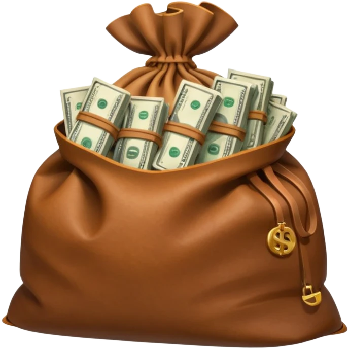 Big bag of cash emoji