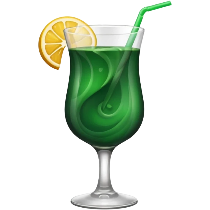 dark green drink emoji