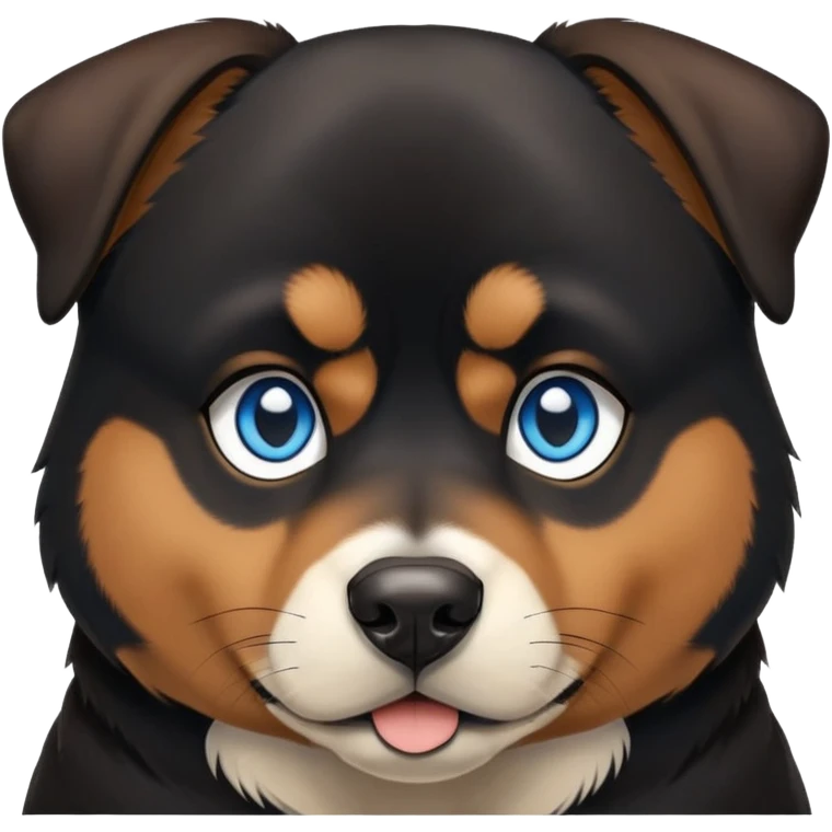 Rottweiler husky mix dog  emoji