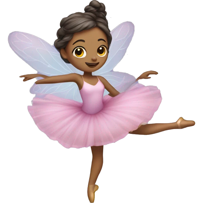 realistic fairy doing ballet emoji