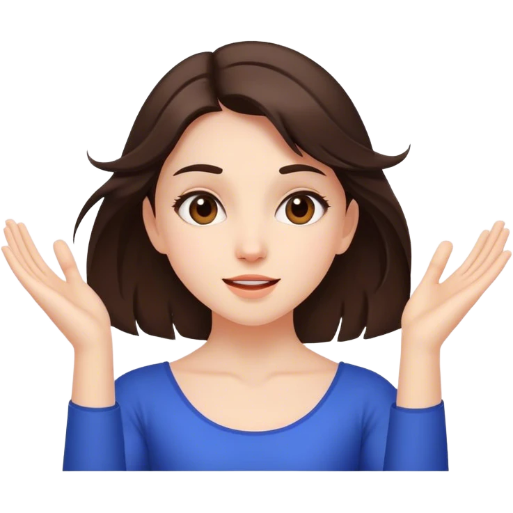 Fantastic dance emotion!!! (brunette girl) emoji