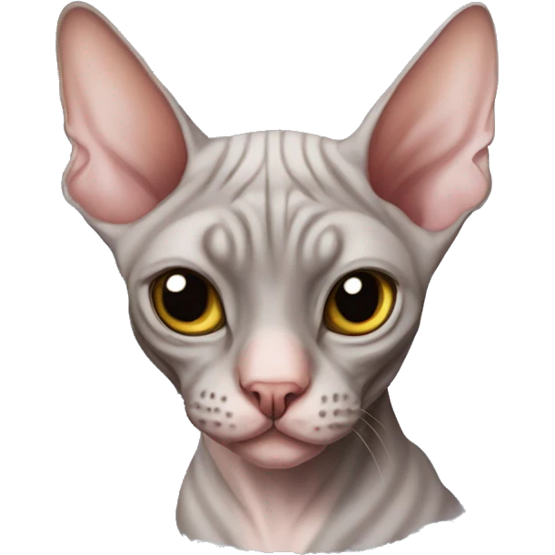 Plaid sphynx cat emoji