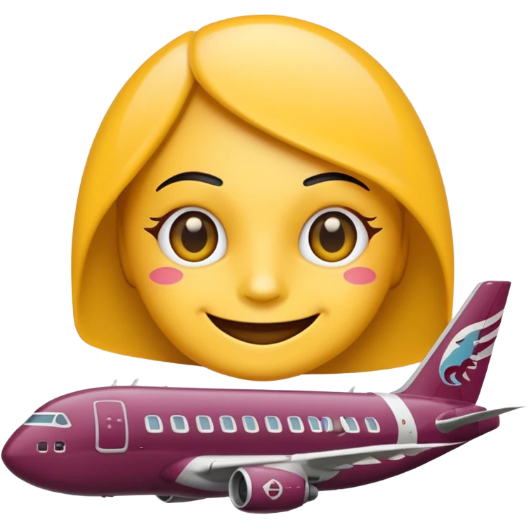 Qatar Airways retro emoji  emoji
