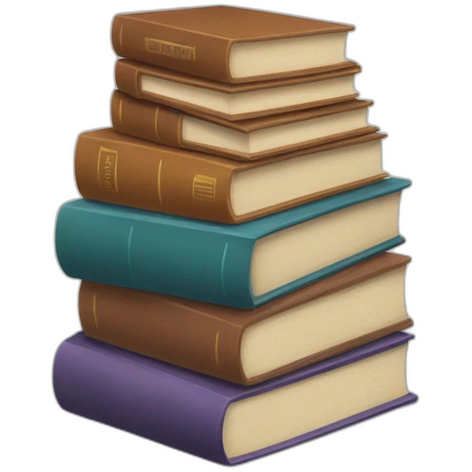 stack of books emoji