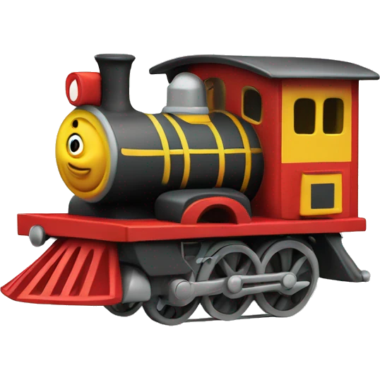 Toy Train Side Profile emoji