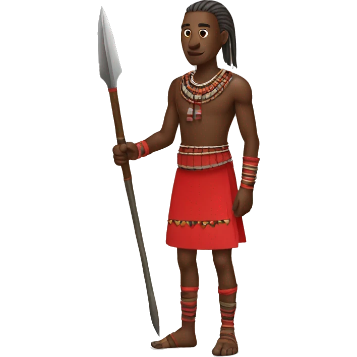 kenya-maasai warrior emoji