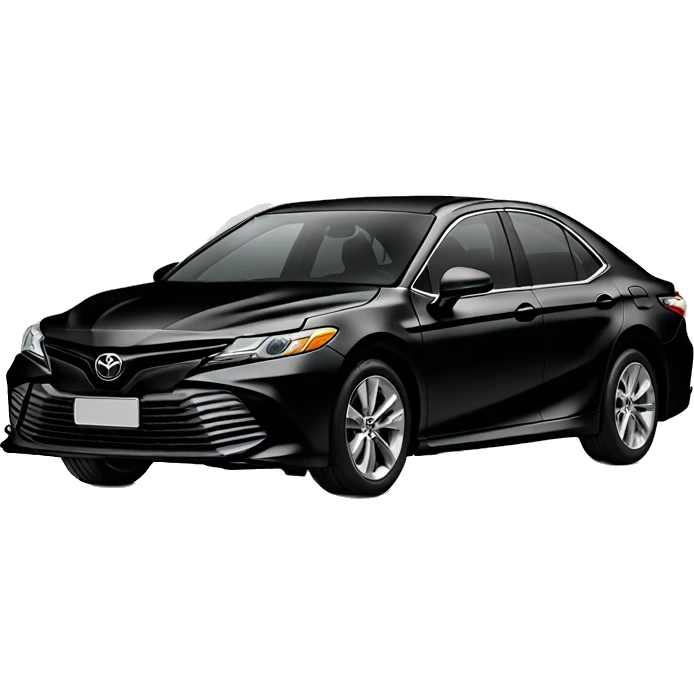 Toyota Camry in black  emoji