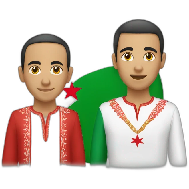 Algeria morocco emoji