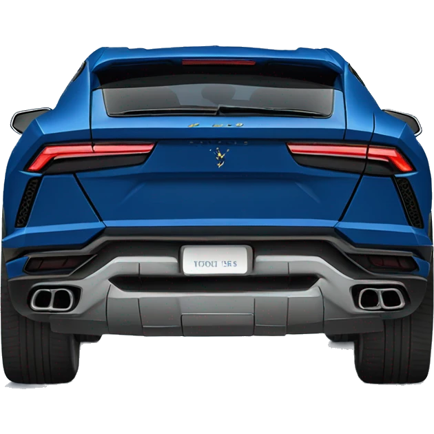 Blue Lamborghini urus  emoji