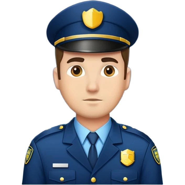 night security guard watching building emoji