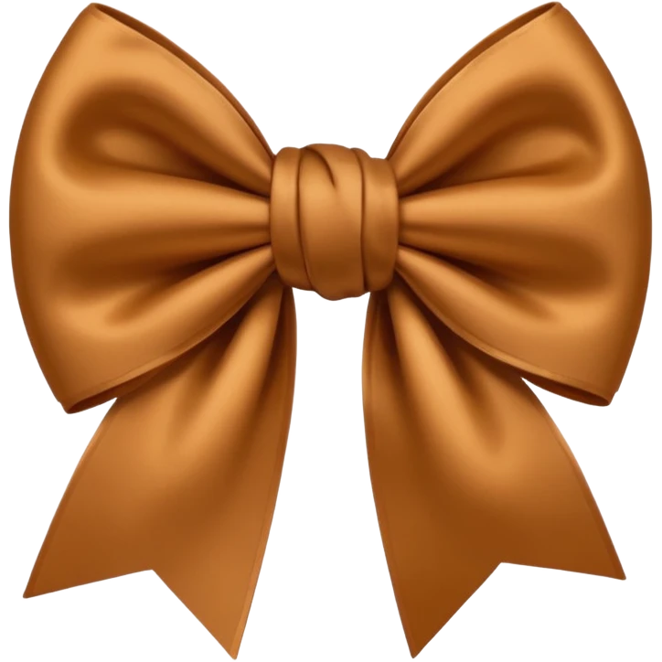 bow color brown emoji