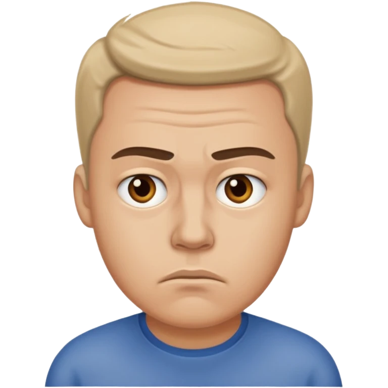 Guy with doubts emoji