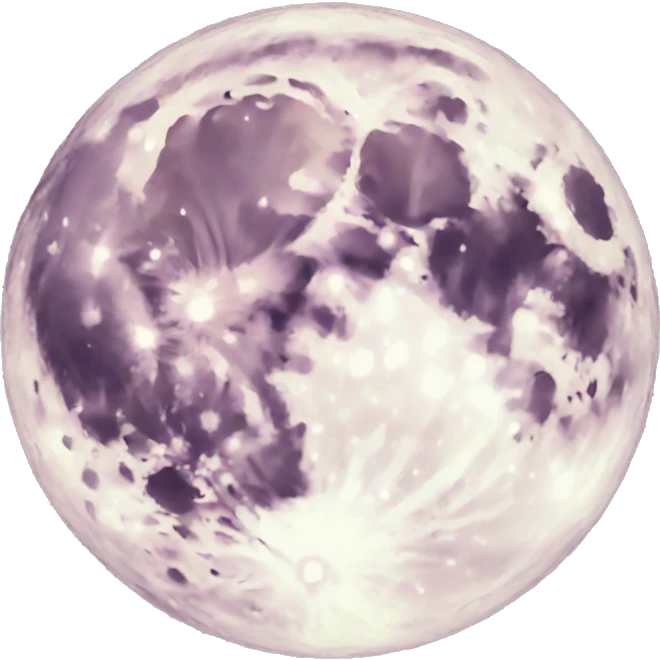 Pastel moon  emoji