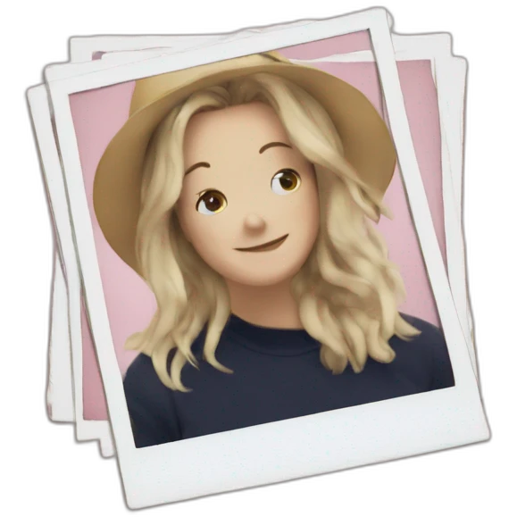 Polaroid frame emoji