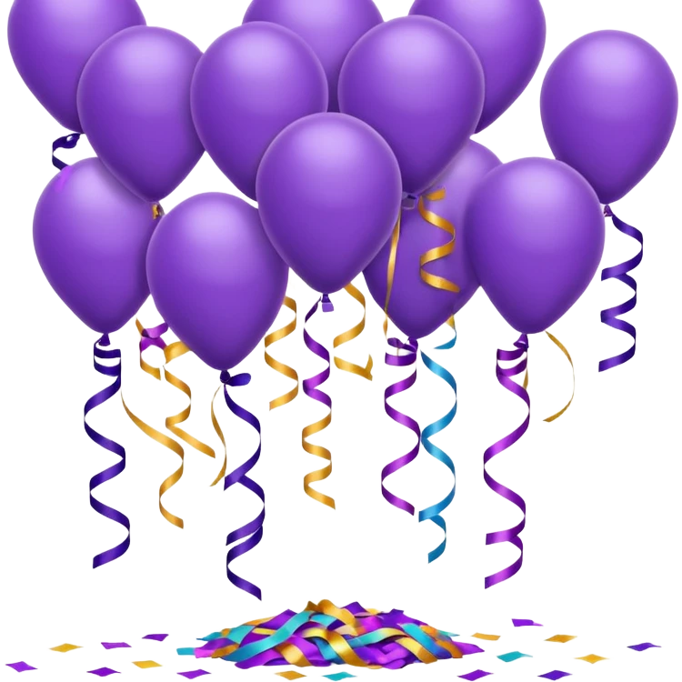 party decoretion purple   emoji