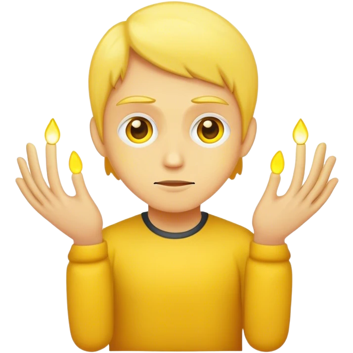The yellow-skinned person turned off the light emoji