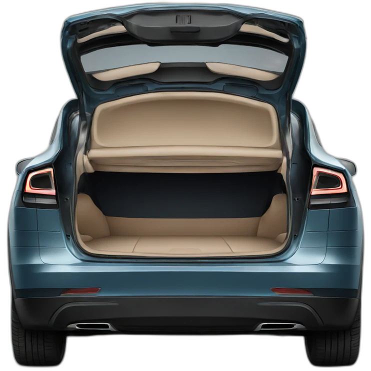Tesla trunk emoji