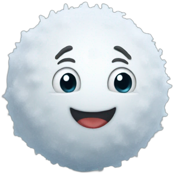 Snowball emoji