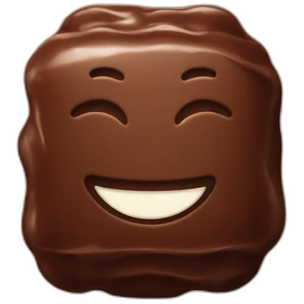 Chocolate with cover emoji