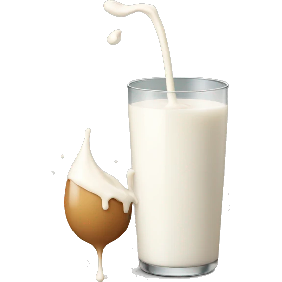 Shoot milk emoji
