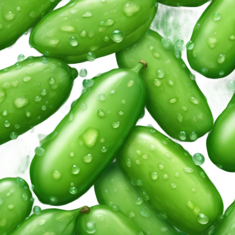 A juicy Pickle  emoji