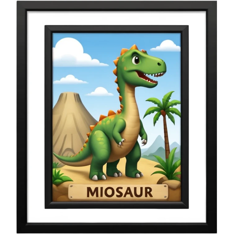 museum with dinosaur sign emoji