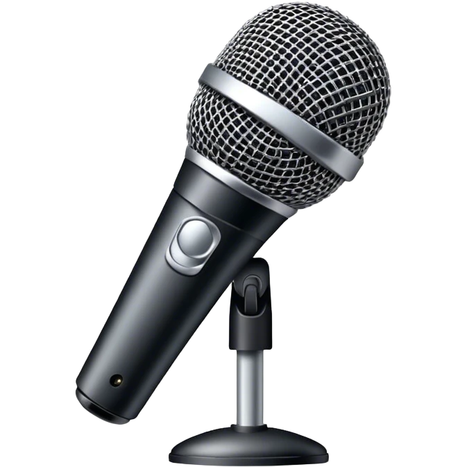 mic with size 128x128  emoji