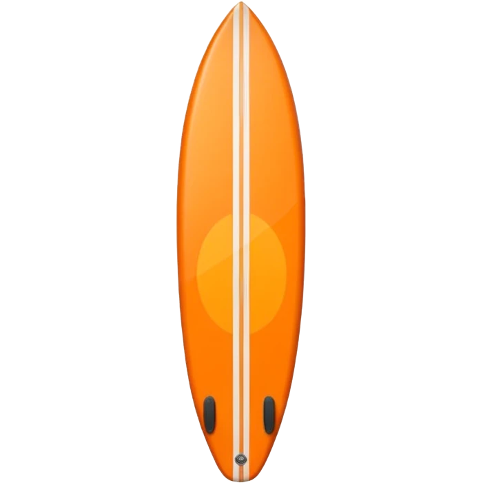 orange pattern surfboard emoji