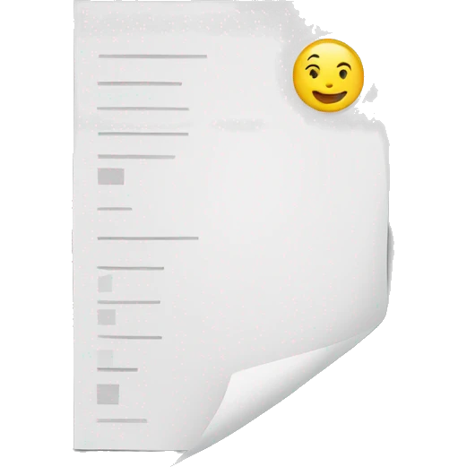resume paper emoji