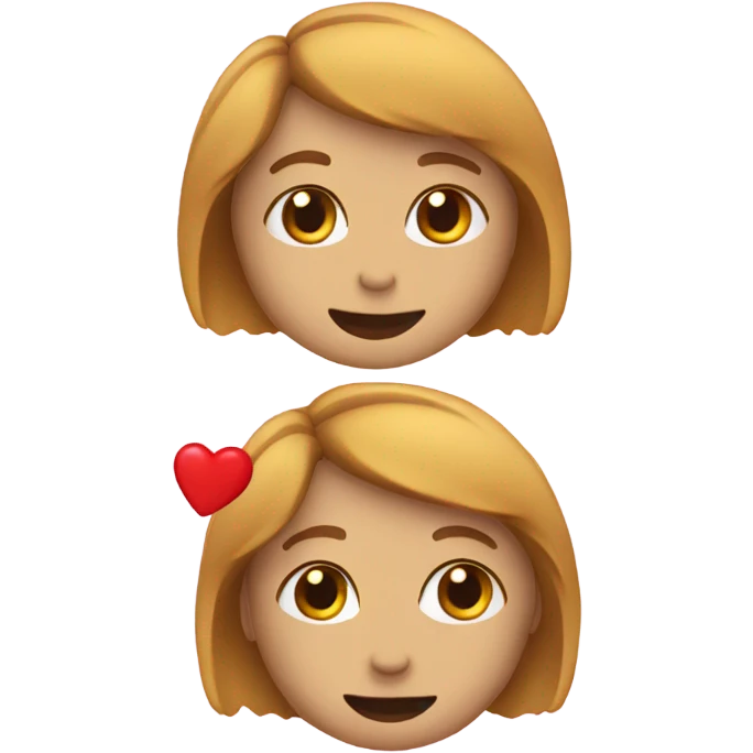 Clips with hearts  emoji