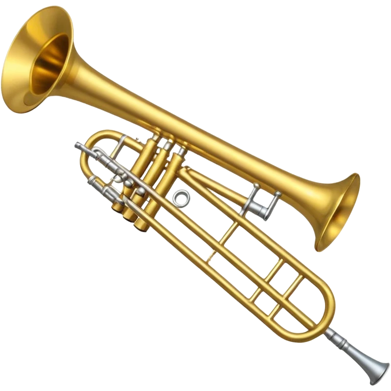 Trombone with an epic background of bombs and eagles  emoji