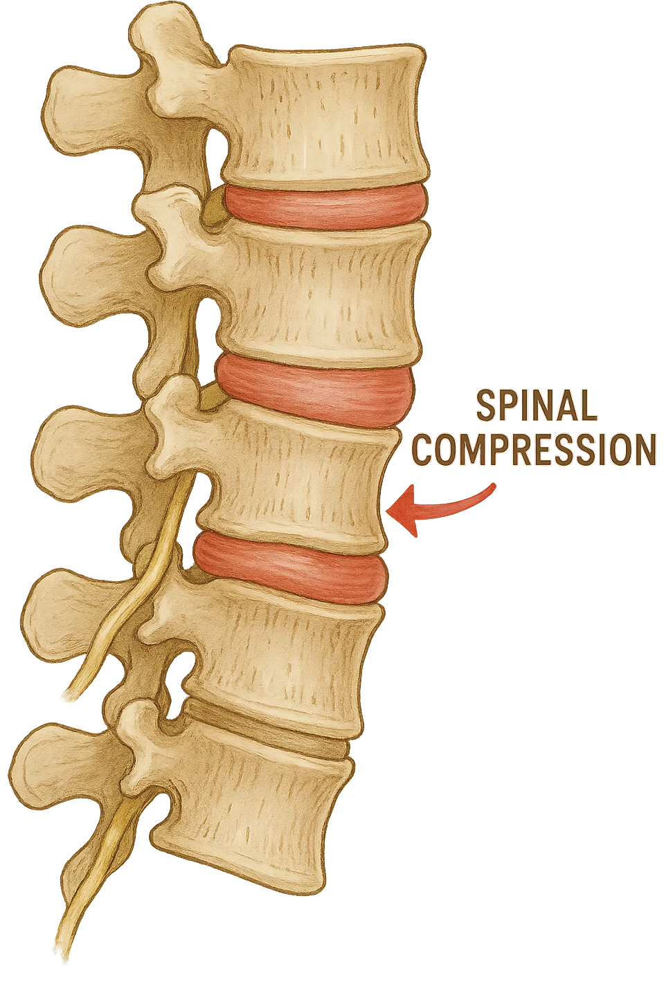 Compressione della colonna vertebrale emoji