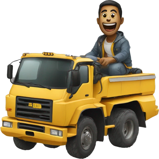 freaky yeat on a tonka emoji