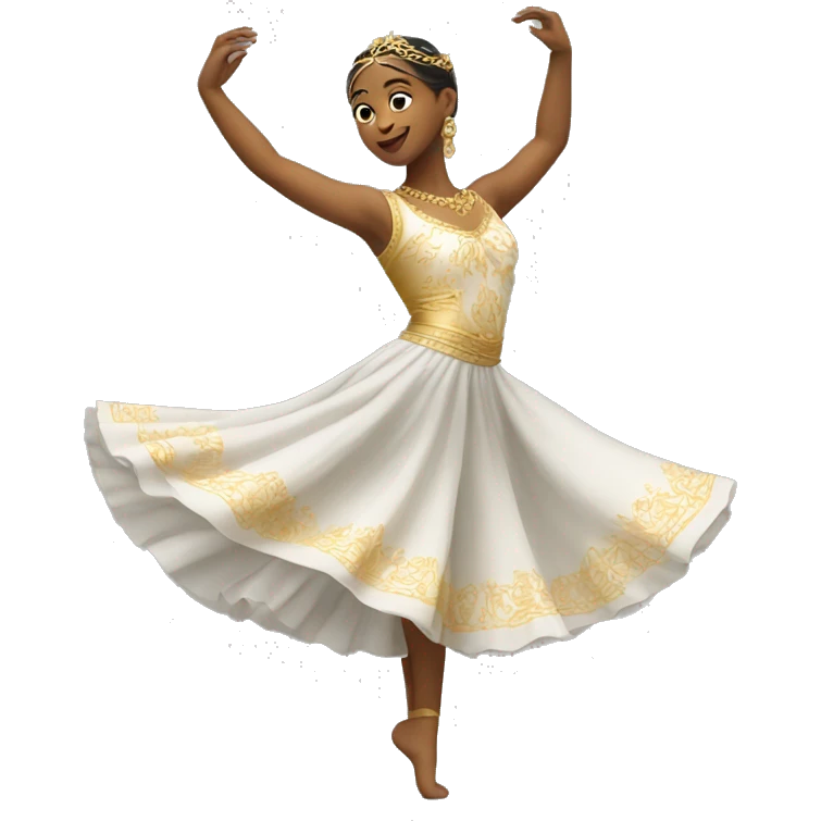 Classical dance dancer emoji