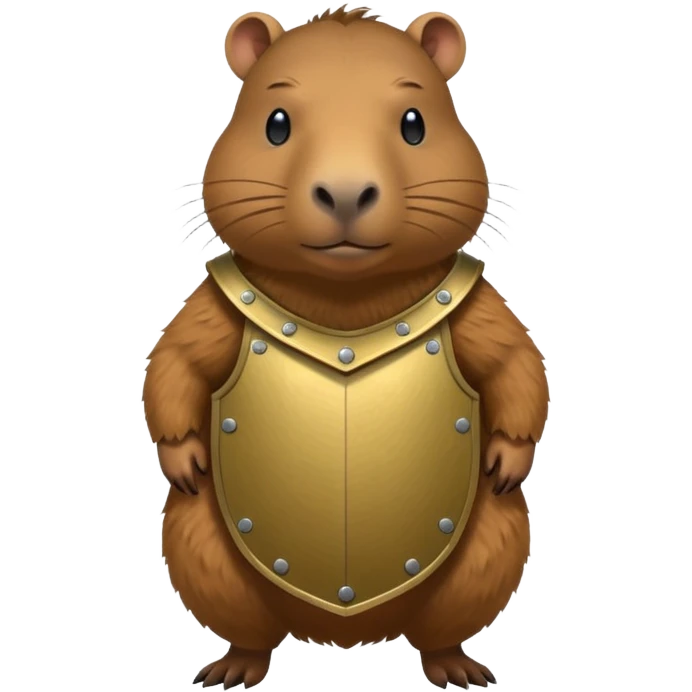 armored capybara emoji