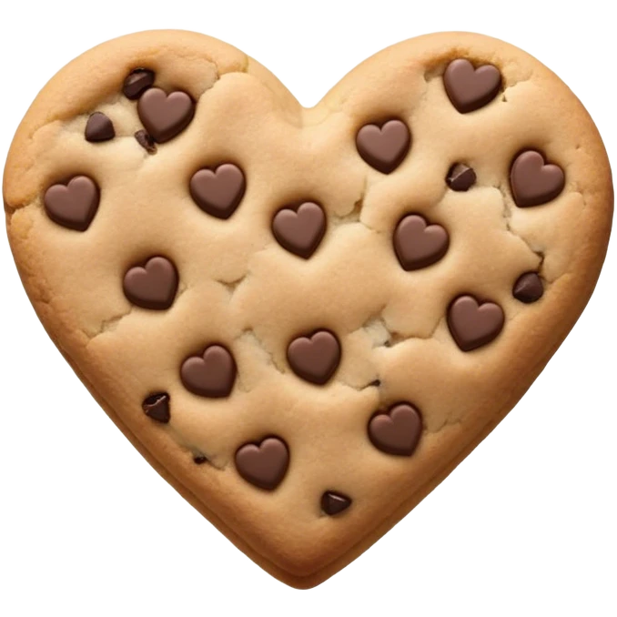 cookie heart with ;IGY6 written across emoji