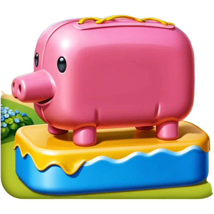  SPAM meat jeff koons style sculpture art french landscape  emoji