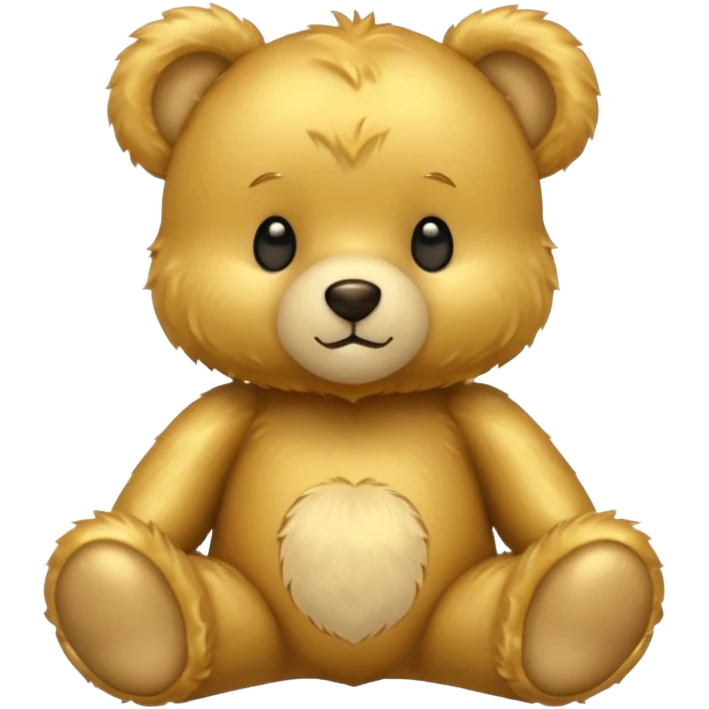 gold tedy bear emoji