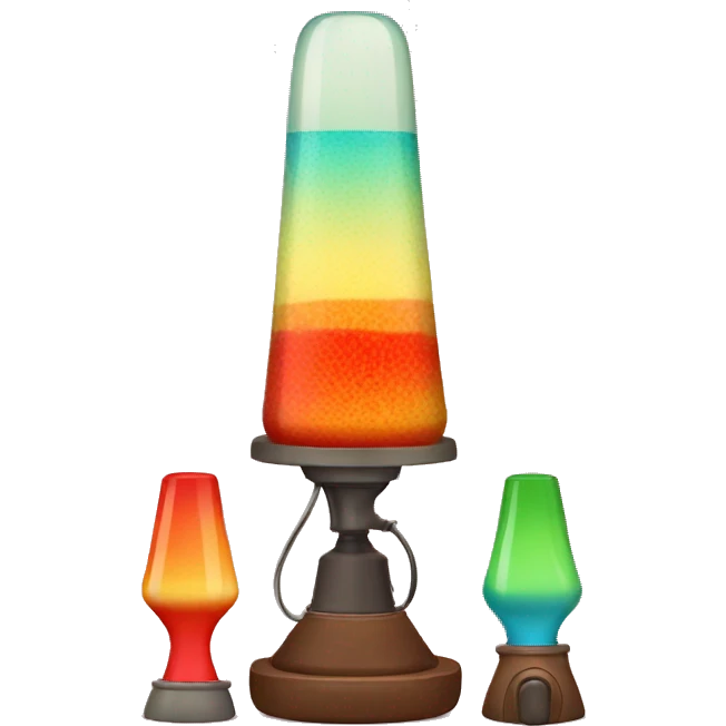 Vintage lava lamp  emoji