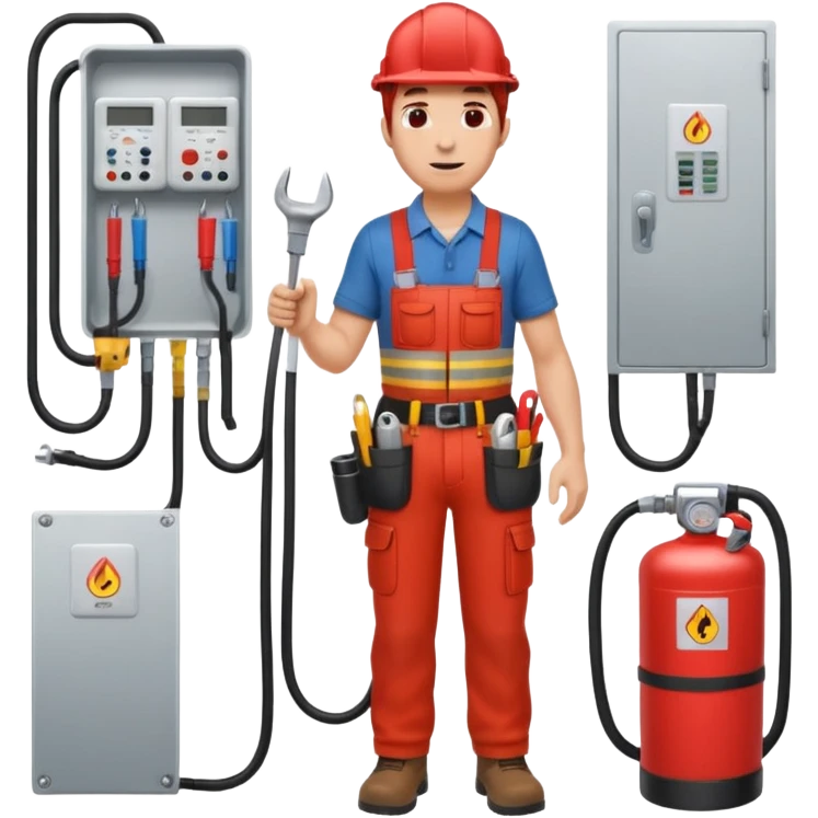 full bady red electrshn filing hot water  emoji