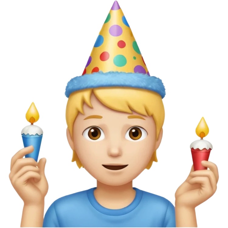 Emoji  (précisément celui-ci😅i)emoji goutte de sueur😅qui fête anniversaire  emoji