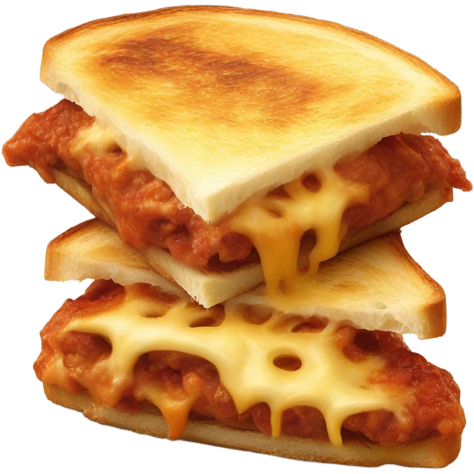 panini Bolognese with cheese  emoji