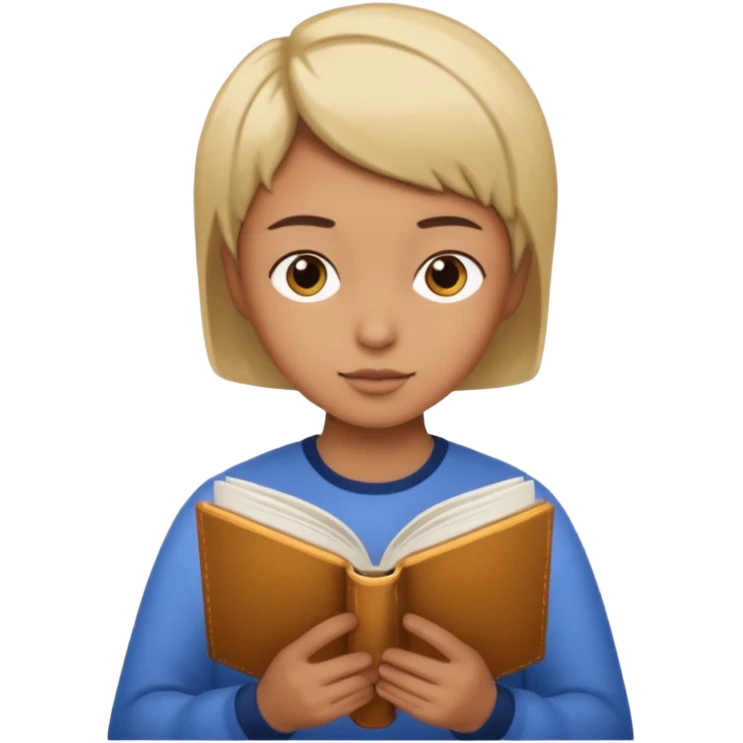 Persona con corte de pelo libro emoji