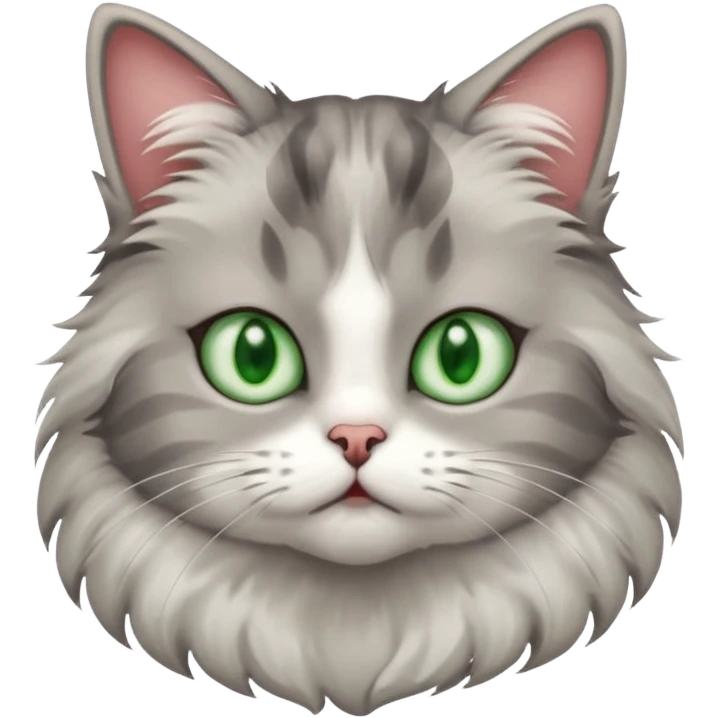 a nervous anxious cat emoji
