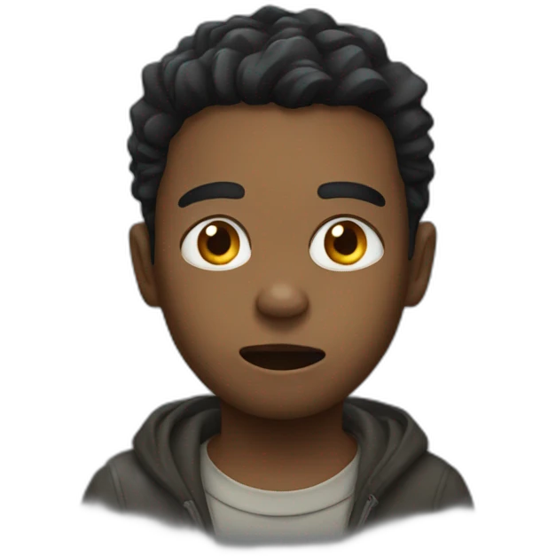 Scarry boy emoji